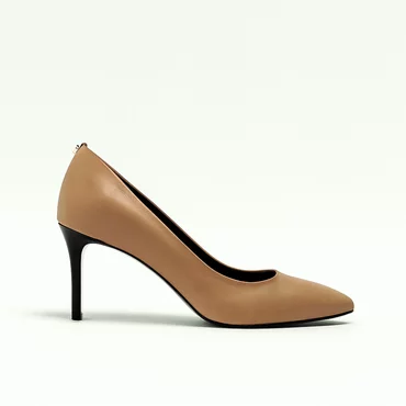 Pantofi stiletto Piele Naturala Camel Aylin