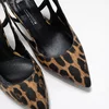 Pantofi stiletto Piele Naturala imprimeu leopard Sandy picture - 5