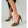 Pantofi stiletto Piele Naturala imprimeu leopard Trend 2