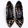 Pantofi stiletto Piele Naturala imprimeu ponei leopard Classy picture - 4
