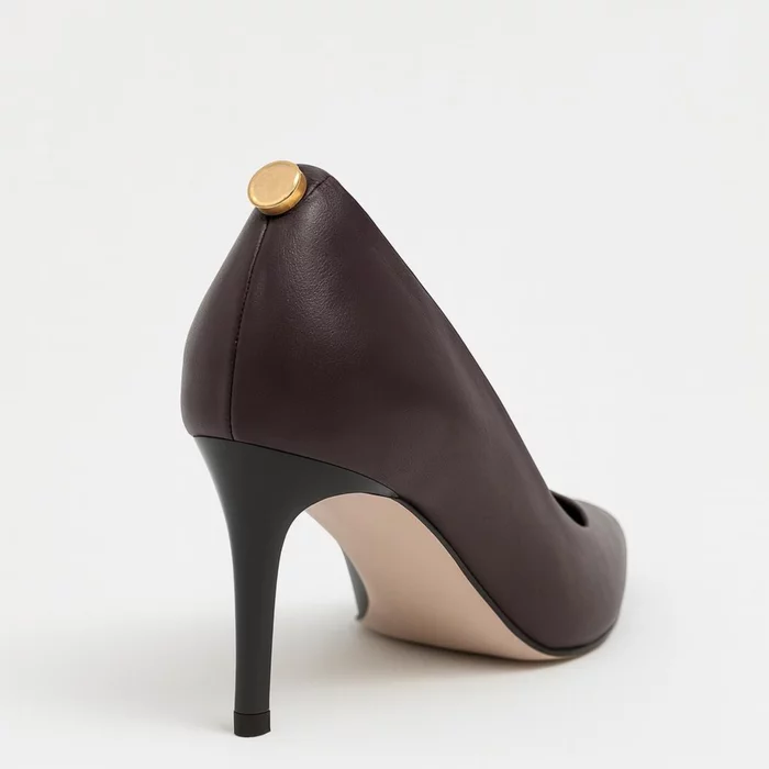 Pantofi stiletto Piele Naturala Maro Aylin picture - 4