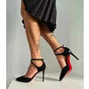 Pantofi stiletto Piele Naturala neagra Valery