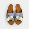 Papuci dama comfort Piele Naturala Multicolori cu talpa joasa Nyra picture - 3