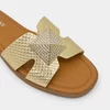 Papuci dama din Piele Eco cu talpa joasa confortabila Viki picture - 4
