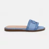 Papuci dama din Textil Blue cu talpa joasa confortabila Dalia picture - 3