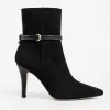 Botine damă elegante din Piele Naturală negre Nola picture - 1