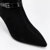Botine damă elegante Piele Naturala Negre Vesper picture - 4