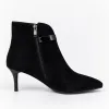 Botine damă elegante Piele Naturala Negre Vesper picture - 3