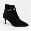 Botine damă elegante Piele Naturala Negre Vesper picture - 5