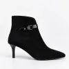 Botine damă elegante Piele Naturala Negre Vesper picture - 1