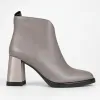 Botine dama Piele Naturala Grej Treviso picture - 1