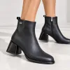 Botine dama Piele Naturala Negre Olbia picture - 2