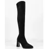 Cizme damă elegante Negre stretch Nerissa picture - 4