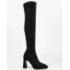 Cizme damă elegante Negre stretch Nerissa picture - 1