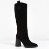 Cizme dama Piele Naturala Negre cu talpa platforma Amaryllis picture - 3