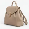 Geanta dama din Piele Naturala Bej tip rucsac Avery picture - 2