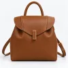 Geanta dama din Piele Naturala Camel tip rucsac Avery picture - 1