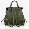 Geanta dama din Piele Naturala Kaki tip rucsac Avery picture - 3