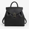 Geanta dama din Piele Naturala Neagra tip rucsac Avery picture - 1