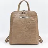 Geanta dama din Piele Naturala presa Bej tip rucsac Etsy picture - 1