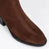 Ghete dama Piele Naturala Maro cu talpa comoda Avery picture - 6