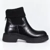 Ghete dama Piele Naturala Negre Forli picture - 1