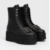 Ghete din piele naturala neagra Malmo picture - 4