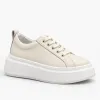 Pantofi casual Piele Naturala Crem Mavis picture - 3