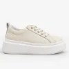 Pantofi casual Piele Naturala Crem Mavis picture - 1