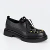 Pantofi casual Piele Naturala Negri Luke Mini picture - 4