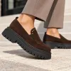 Pantofi casual Piele Naturala velur Maro Arven picture - 2