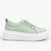 Pantofi casual Piele Naturala Verde Fistic Mavis picture - 1