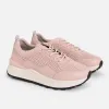 Pantofi dama casuals port Piele Naturala Roz Moka picture - 3