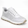 Pantofi sport din Piele Naturala perforata Albi Flow picture - 5