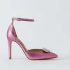 Pantofi stiletto Piele Naturala roz My Heart picture - 2