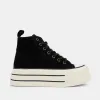 Sneakers dama high-top cu platforma Pixie Negru picture - 1