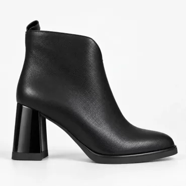 Botine dama Piele Naturala Negre Treviso