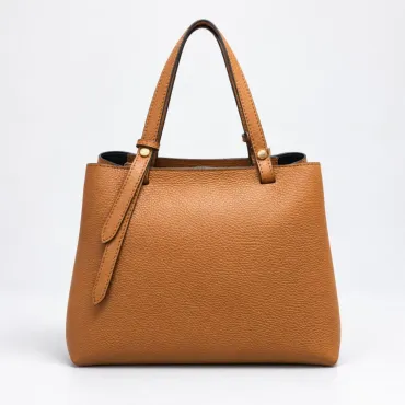 Geanta dama din Piele Naturala Camel Simo