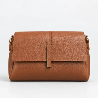 Geanta dama din Piele Naturala Camel Sunset
