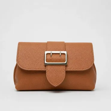 Geanta dama din Piele Naturala Maro Camel Bianca
