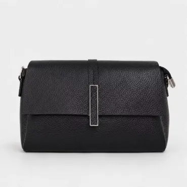 Geanta dama din Piele Naturala Neagra Sunset