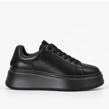 Pantofi casual Piele Naturala Negri Mavis