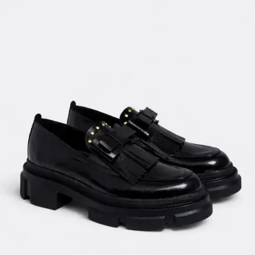 Pantofi casual Piele Naturala Negri naplac Noble