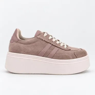 Pantofi casual Piele Naturala velur Bej Danzy