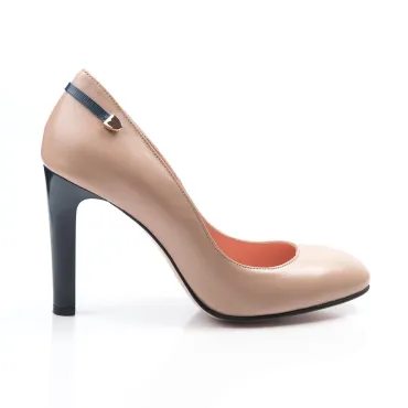 Pantofi piele bej Sofi