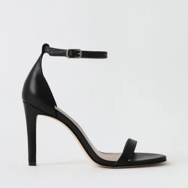 Sandale Piele Naturala neagra Scarlet