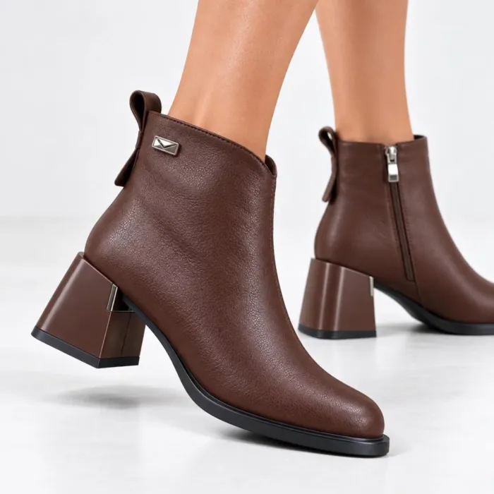 Botine dama Piele Naturala maro Barletta picture - 2