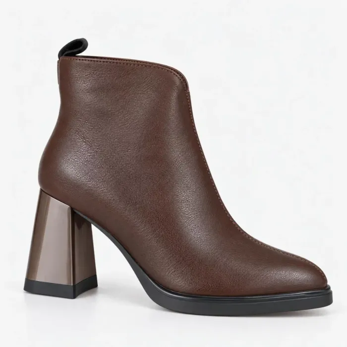 Botine dama Piele Naturala Maro Treviso picture - 3