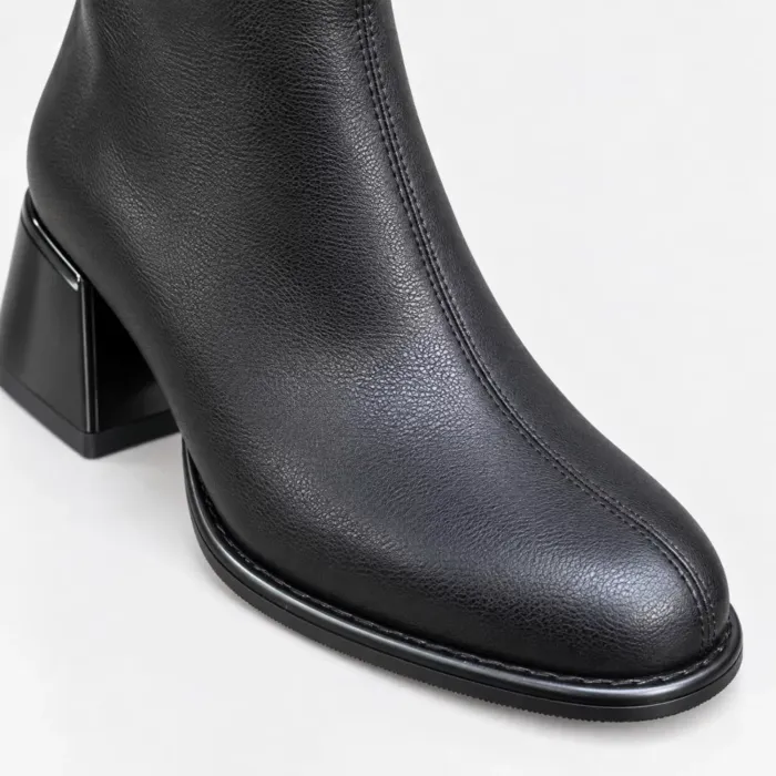 Botine dama Piele Naturala Negre Olbia picture - 3