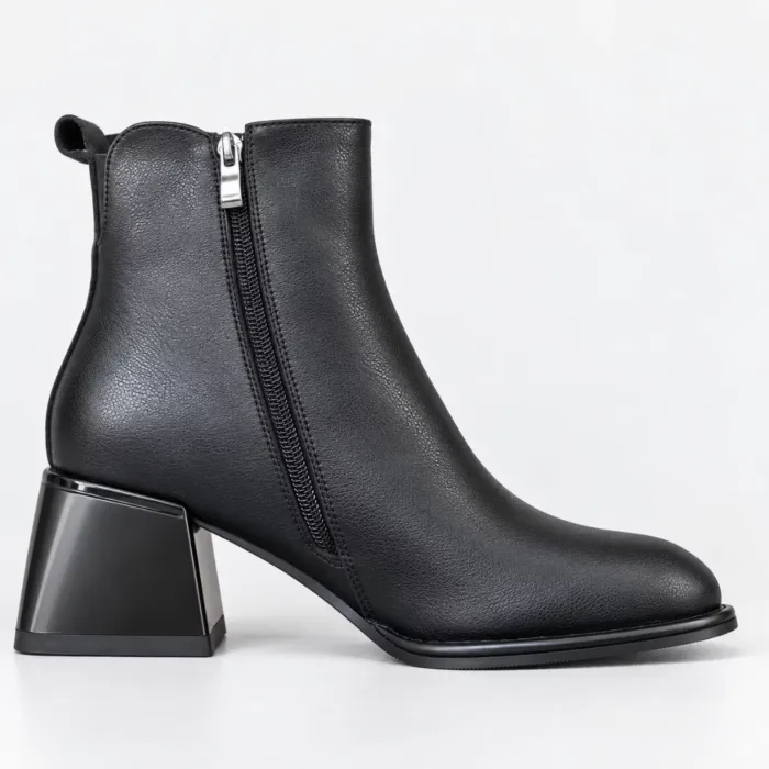 Botine dama Piele Naturala Negre Olbia picture - 4